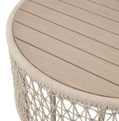 Knit Round Outdoor Coffee Table