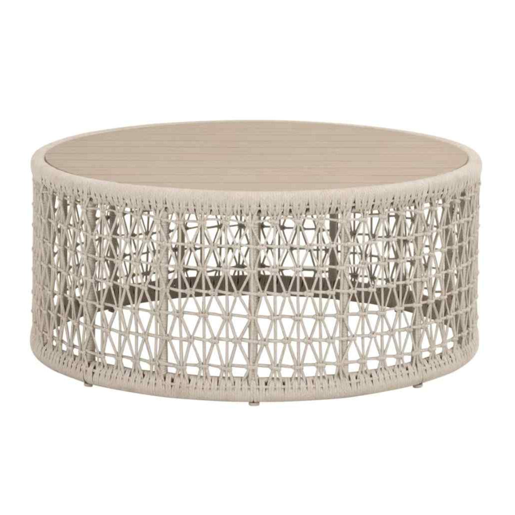 Knit Round Outdoor Coffee Table