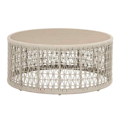 Knit Round Outdoor Coffee Table