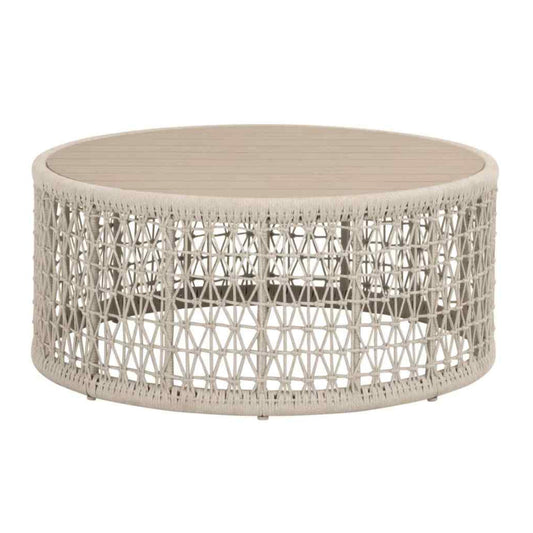 Knit Round Outdoor Coffee Table