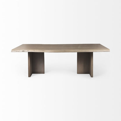 Mercana Konstantin Wooden Rectangular Dining Table