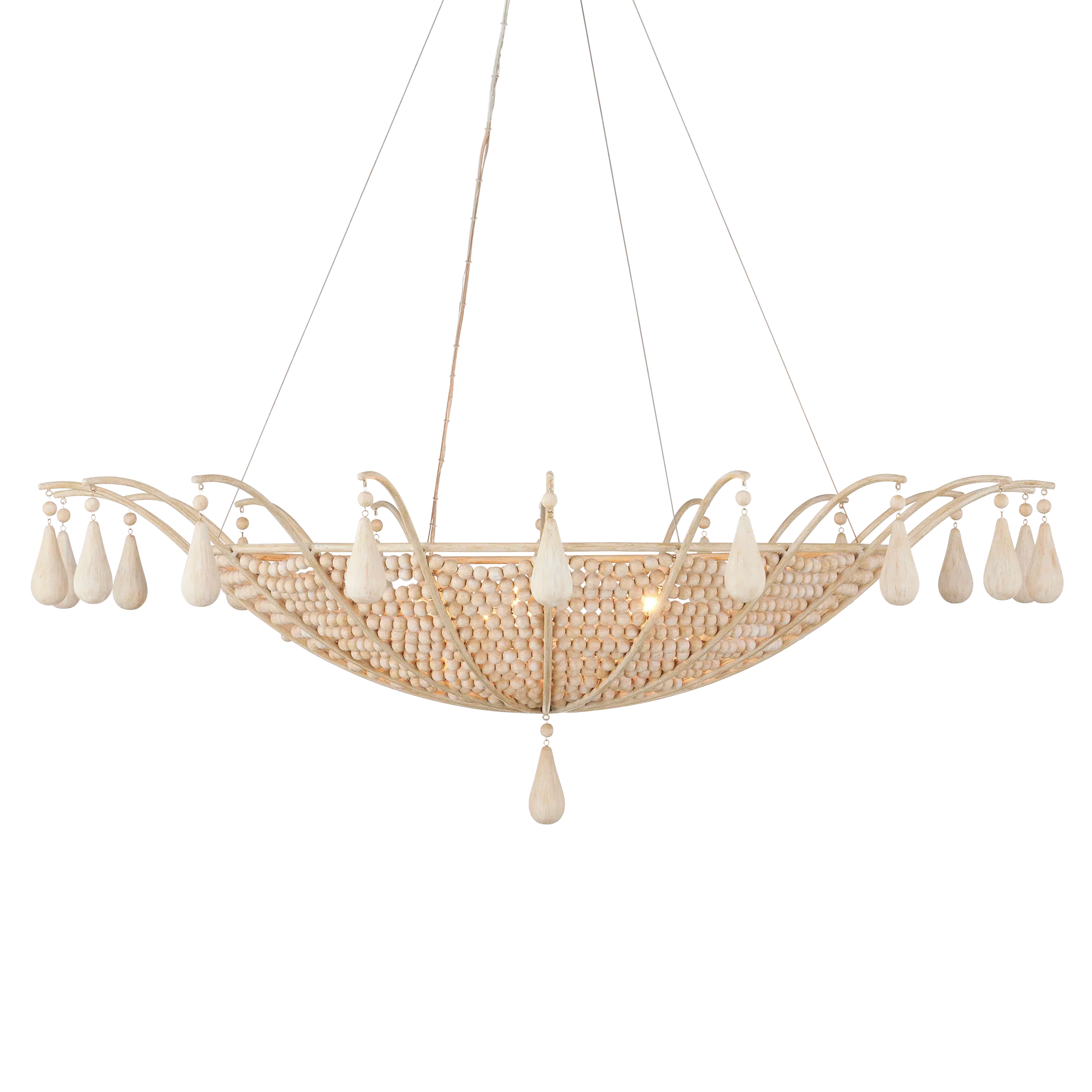 Korg Chandelier-Chandeliers-Currey & Co-Sideboards and Things