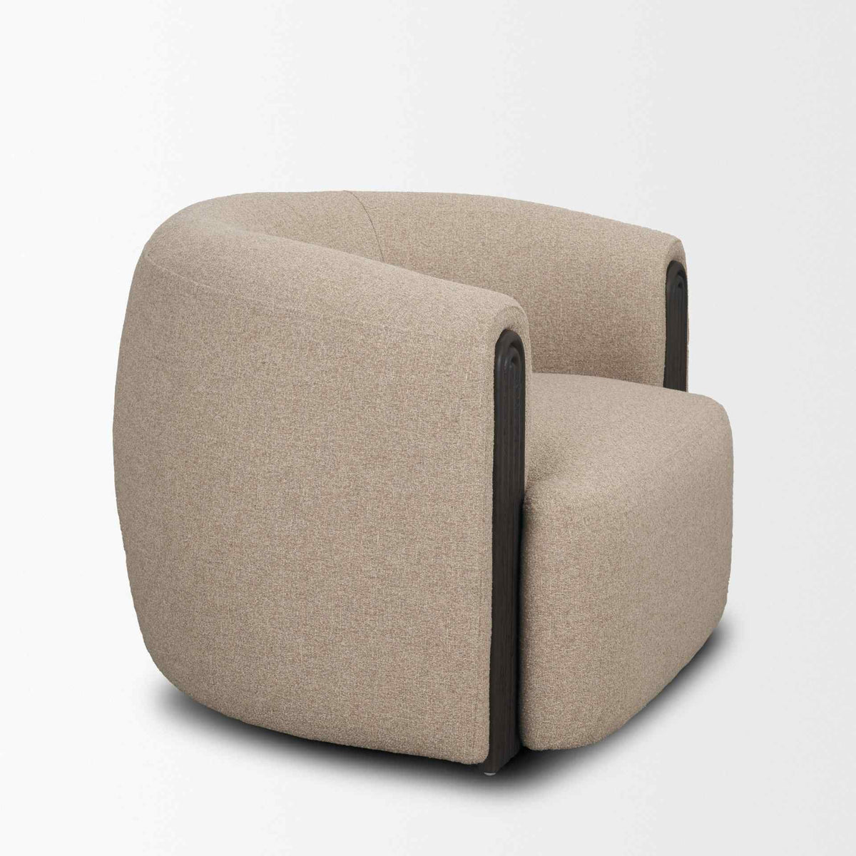 Mercana Kornelia Fabric Barrel Club Chair
