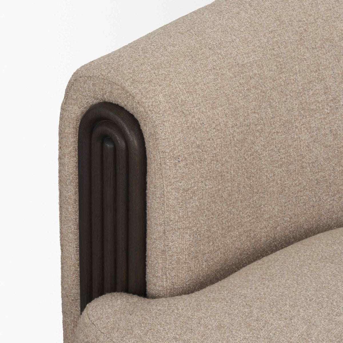 Mercana Kornelia Fabric Barrel Club Chair