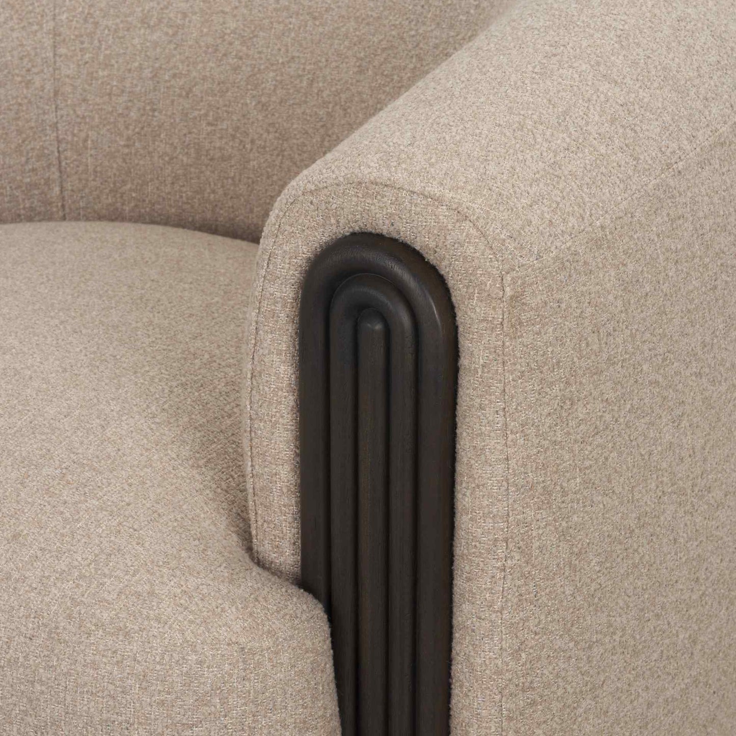 Mercana Kornelia Fabric Barrel Club Chair