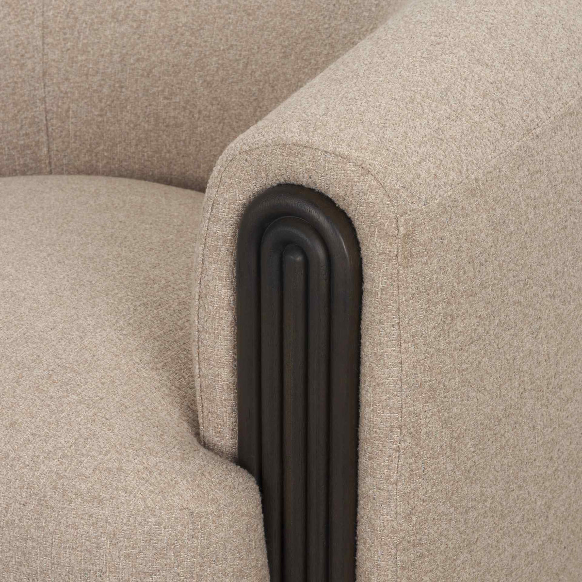 Mercana Kornelia Fabric Barrel Club Chair