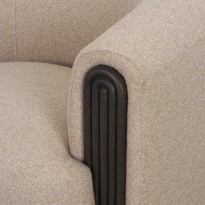 Mercana Kornelia Fabric Barrel Club Chair