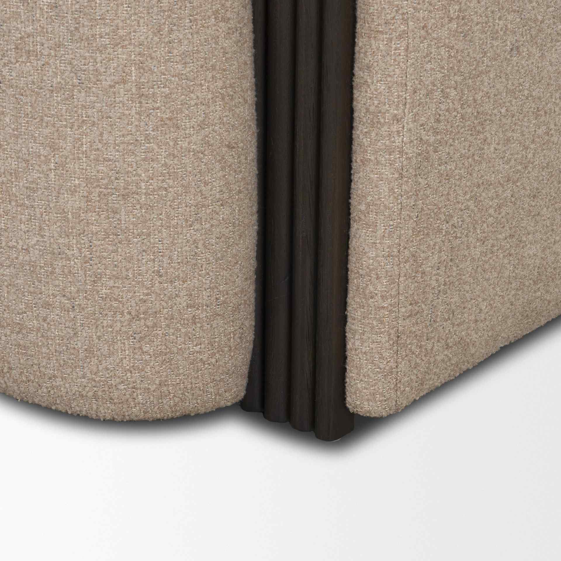 Mercana Kornelia Fabric Barrel Club Chair