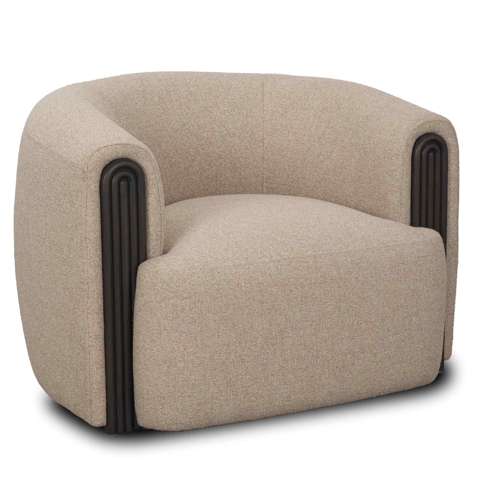 Mercana Kornelia Fabric Barrel Club Chair