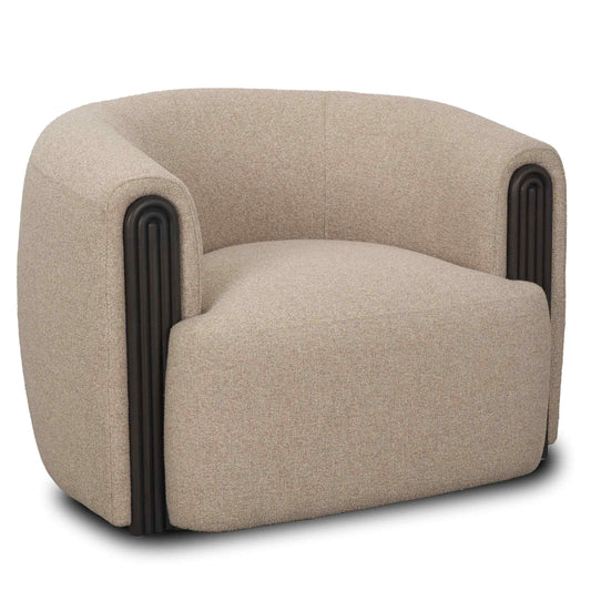 Mercana Kornelia Fabric Barrel Club Chair