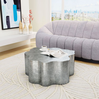 Zuo Modern Kortha Antique Silver Coffee Table