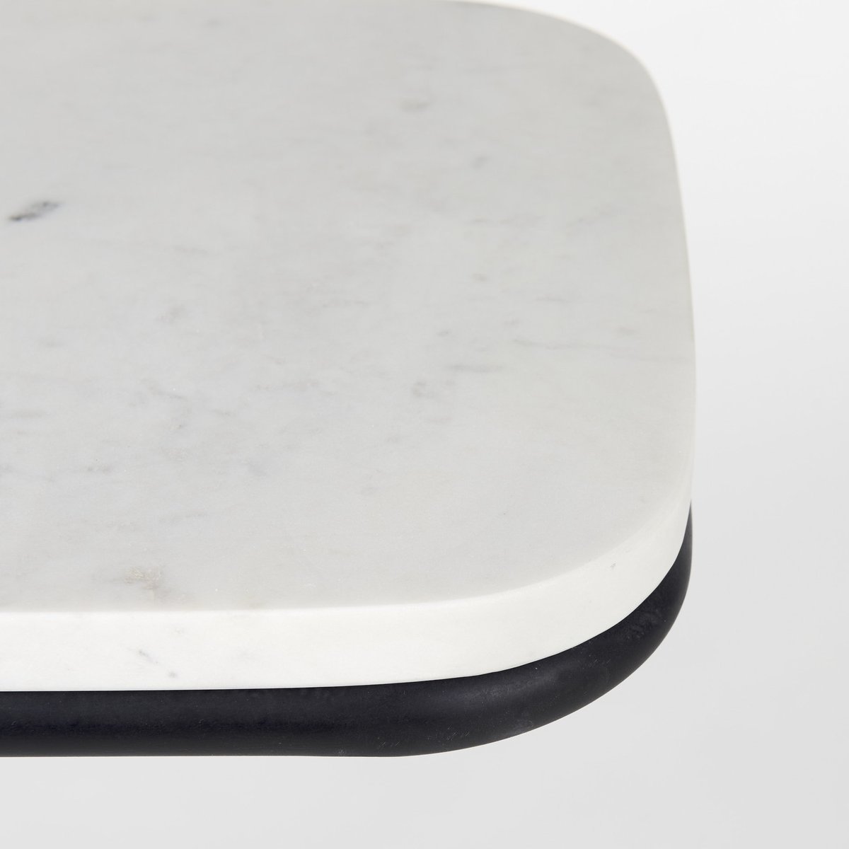 Mercana Kyra C-Shaped Marble Top End Table