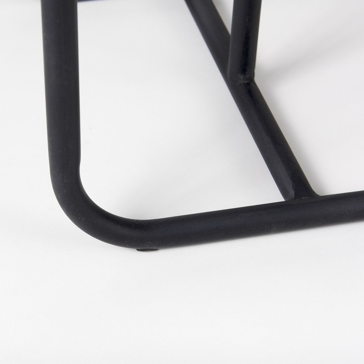 Mercana Kyra C-Shaped Marble Top End Table