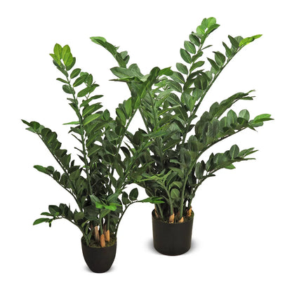 Faux Botanical Outdoor Green Zamio