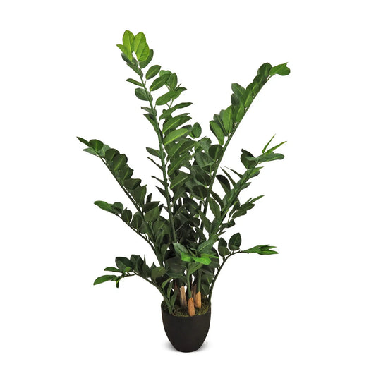 Faux Botanical Outdoor Green Zamio