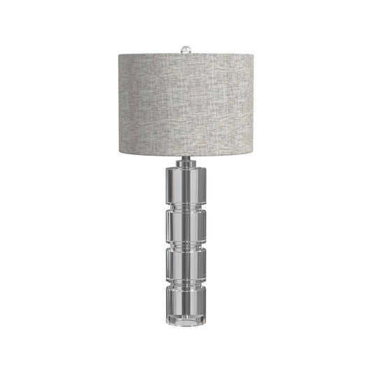 Bethany Crystal Grey Table Lamp