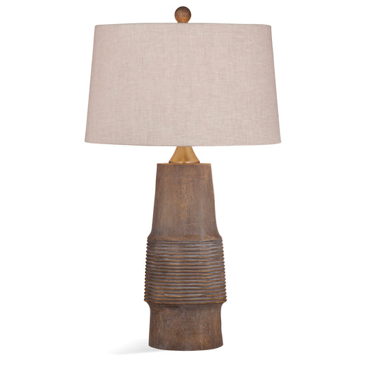 Kingsley Resin Brown Table Lamp