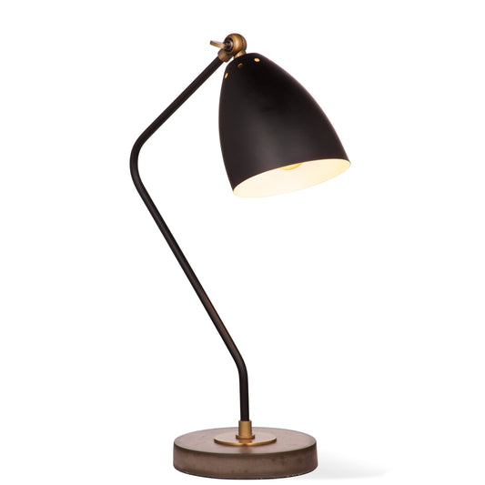 Correll Metal Black Task Lamp