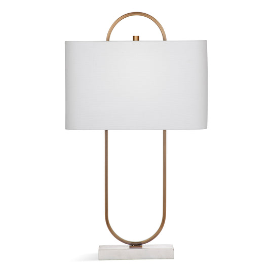 Mabel Metal and Marble Gold Table Lamp