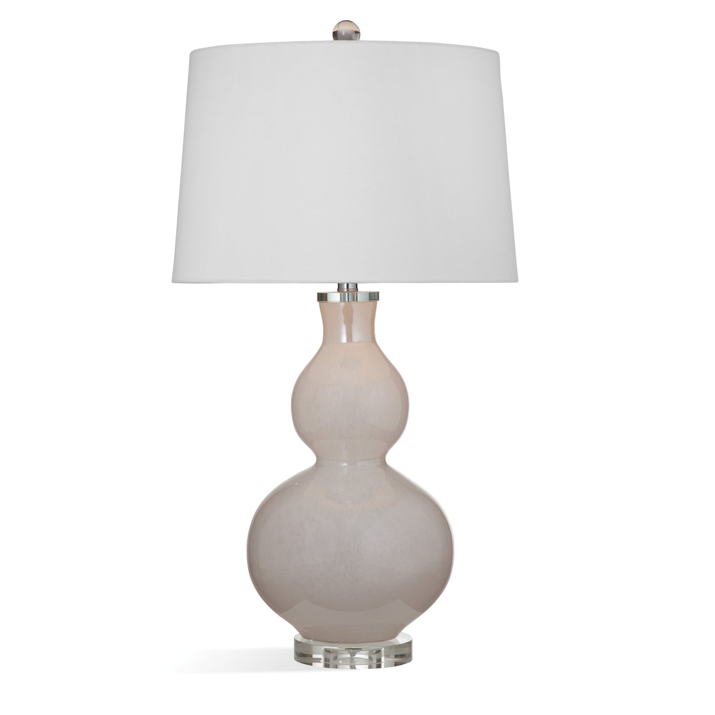 Thayer Glass White Table Lamp