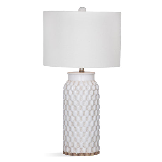 Selser Ceramic White Table Lamp