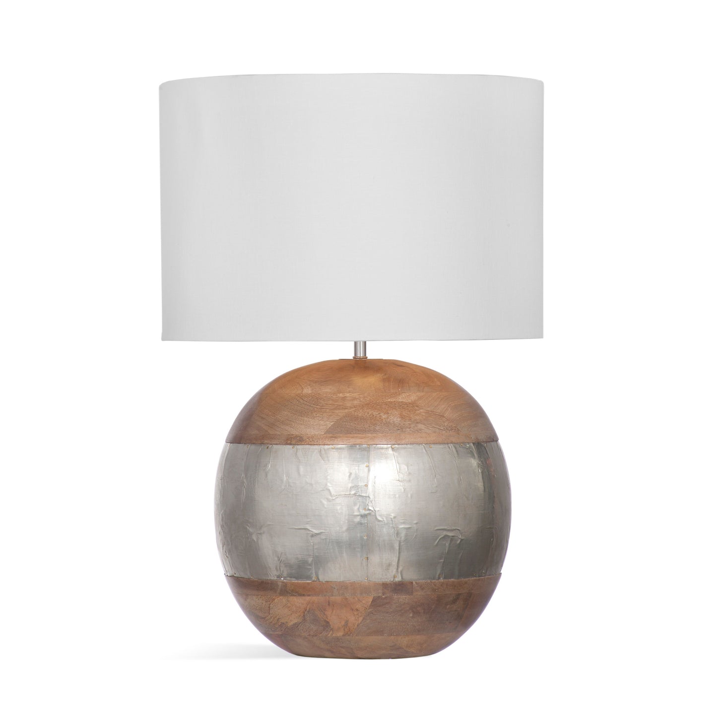 Brock Metal and Wood Brown Table Lamp