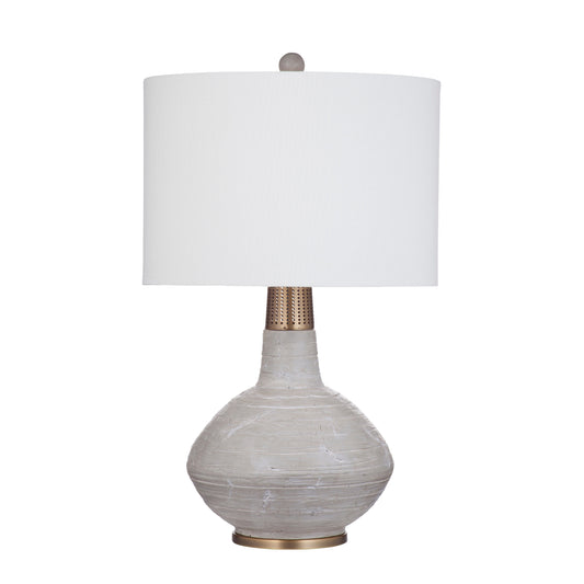 Alyssa Concrete and Metal Grey Table Lamp