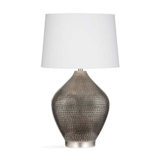 Lyndler Aluminum Brown Table Lamp