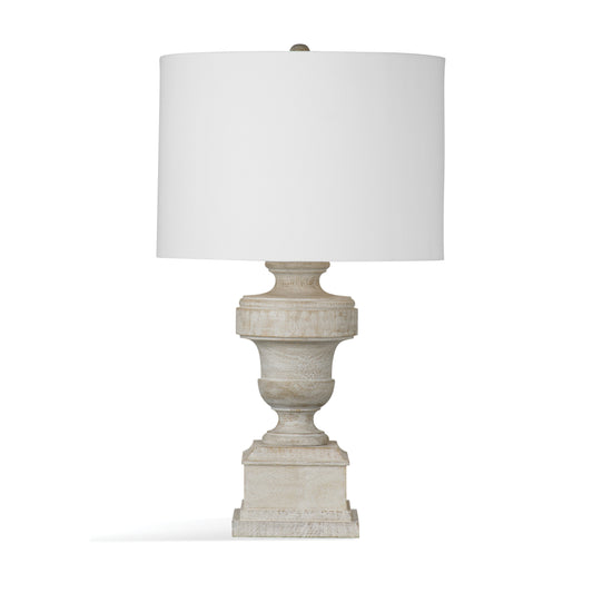 Stuttgart Wood White Wash Table Lamp