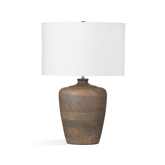 Rison Wood Brown Table Lamp