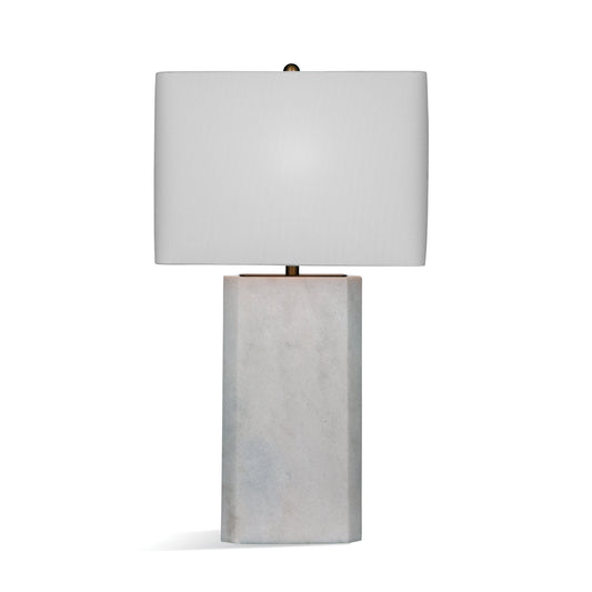 Sundree Marble and Metal Off-White Table Lamp