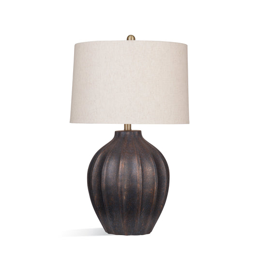 Sevee Polyresin Coffee Black Table Lamp