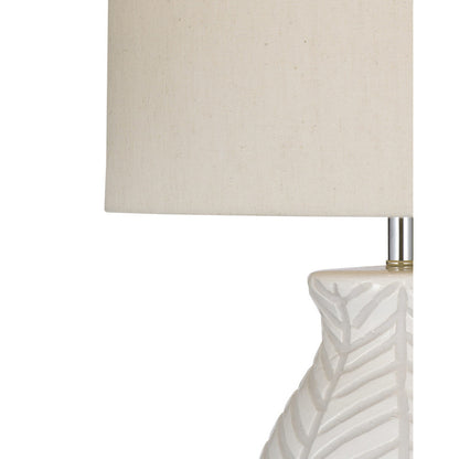 Sabrina Terracotta Cream Table Lamp