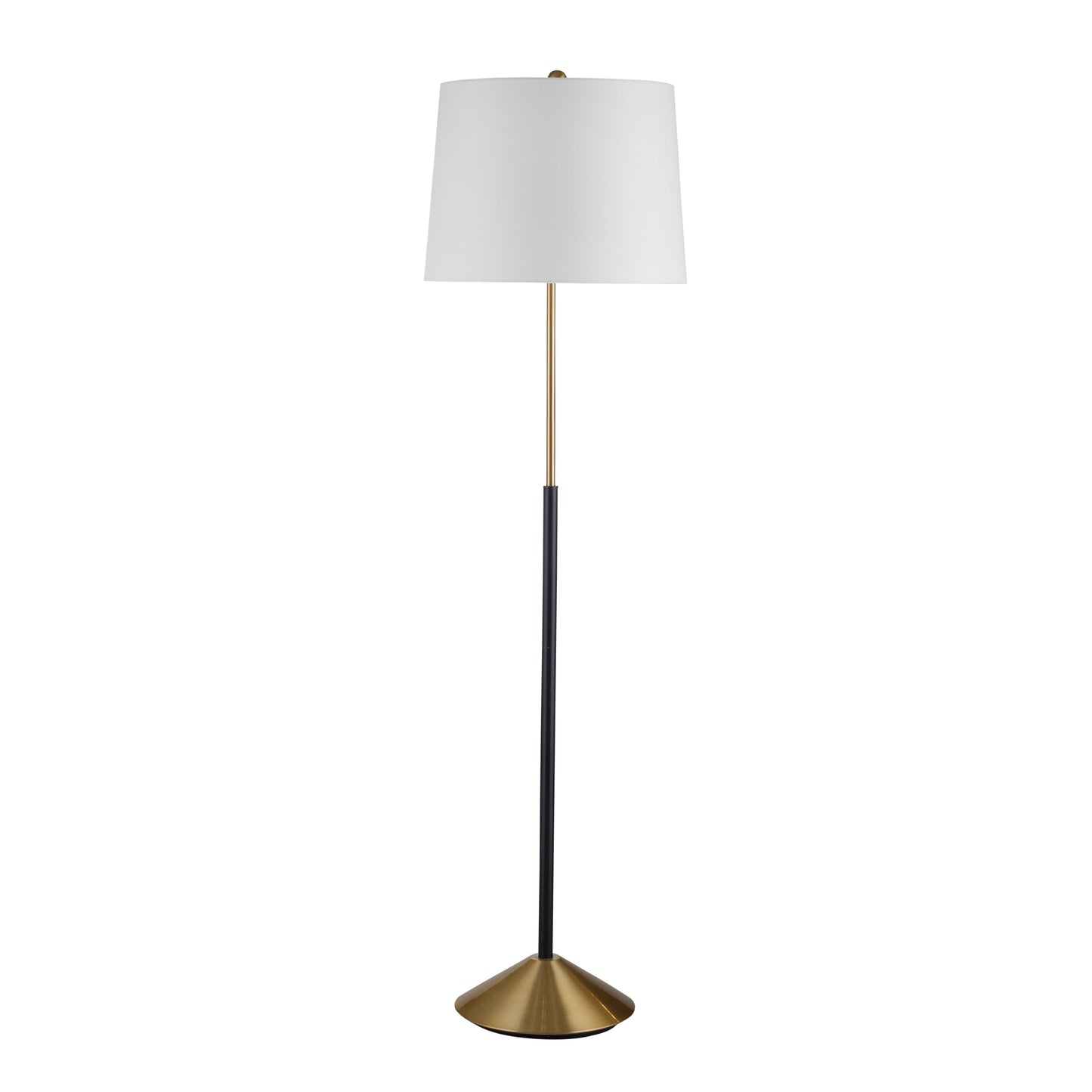 Sindi Metal Black and Gold Floor Lamp