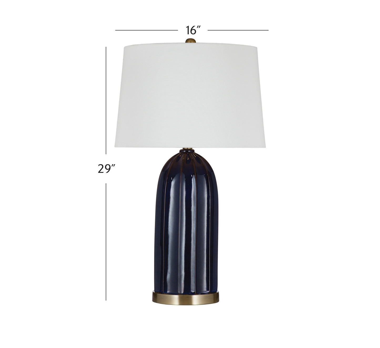 Susan Blue Ceramic Table Lamp