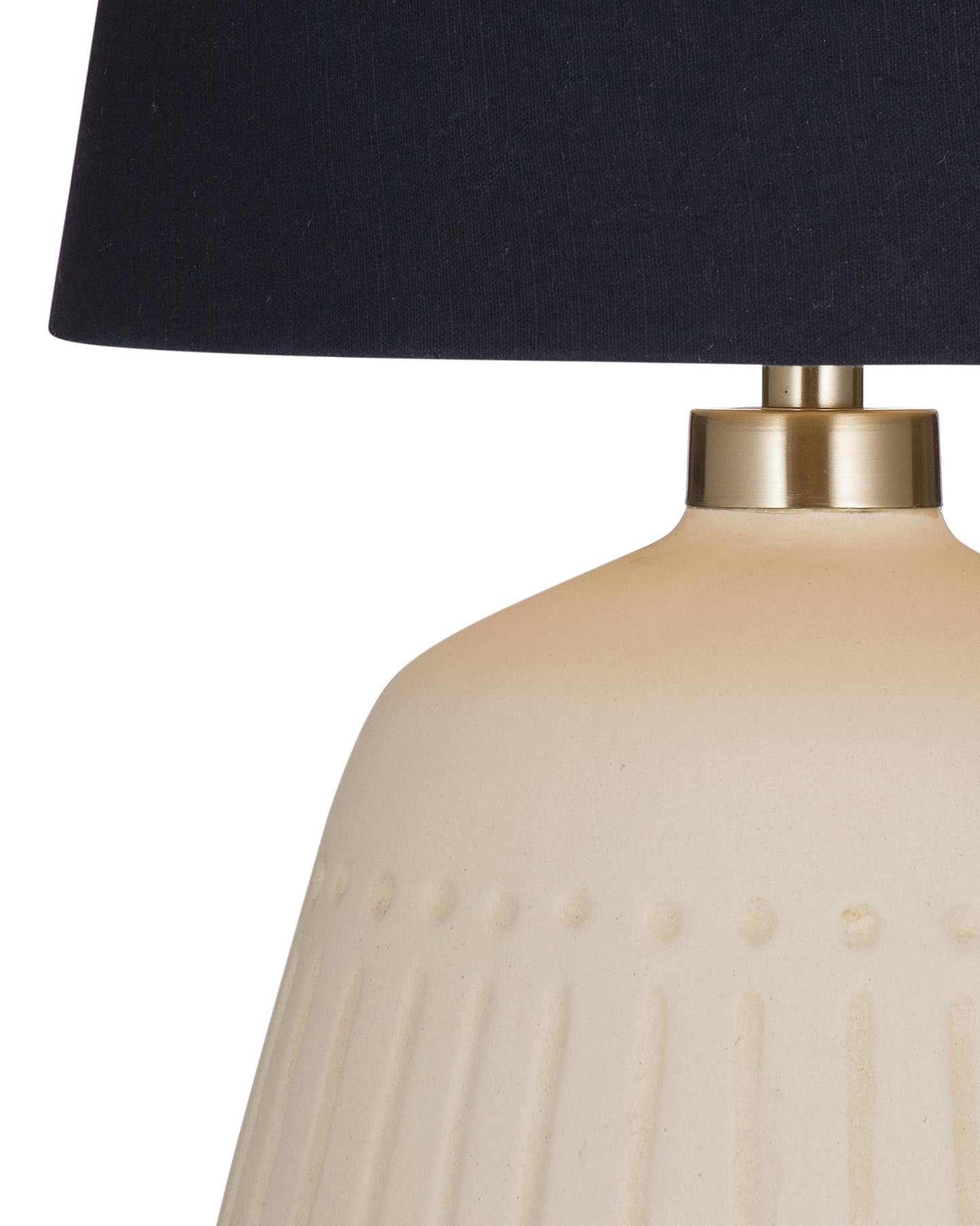 Journey White Ceramic Table Lamp