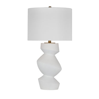 Helen White Resin Table Lamp