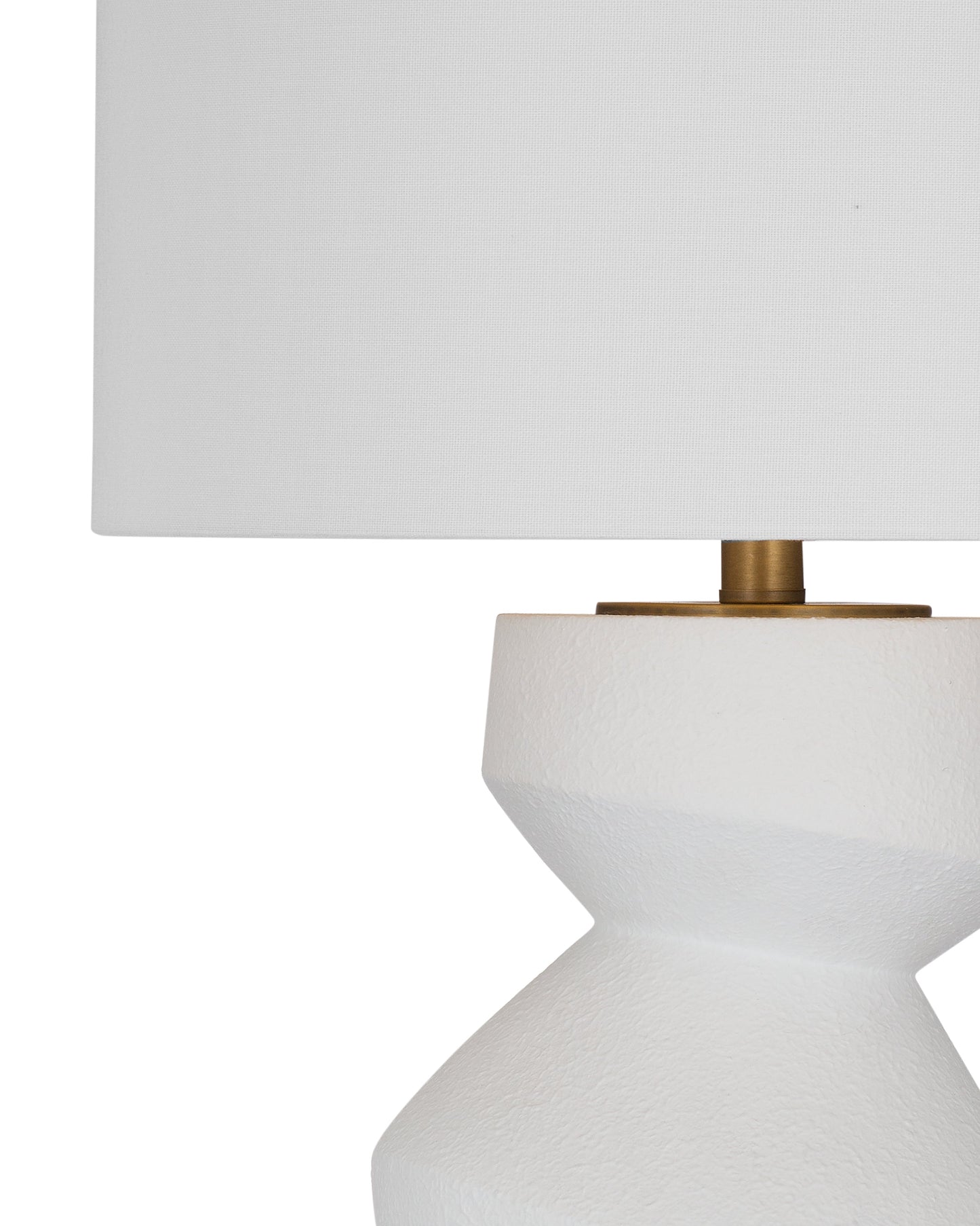 Helen White Resin Table Lamp