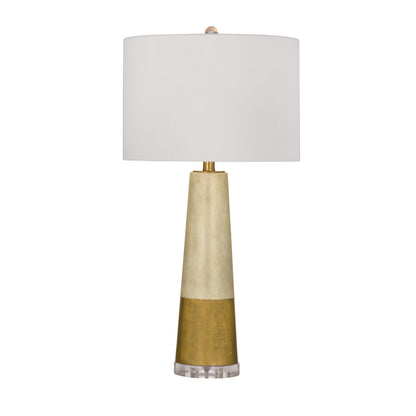 Vargas Cement Gold Table Lamp