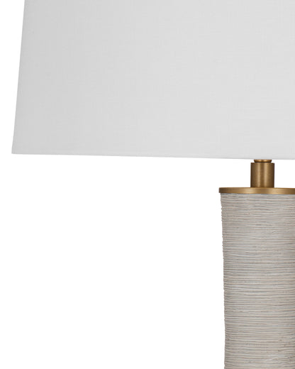 Ranier Gray Resin Table Lamp