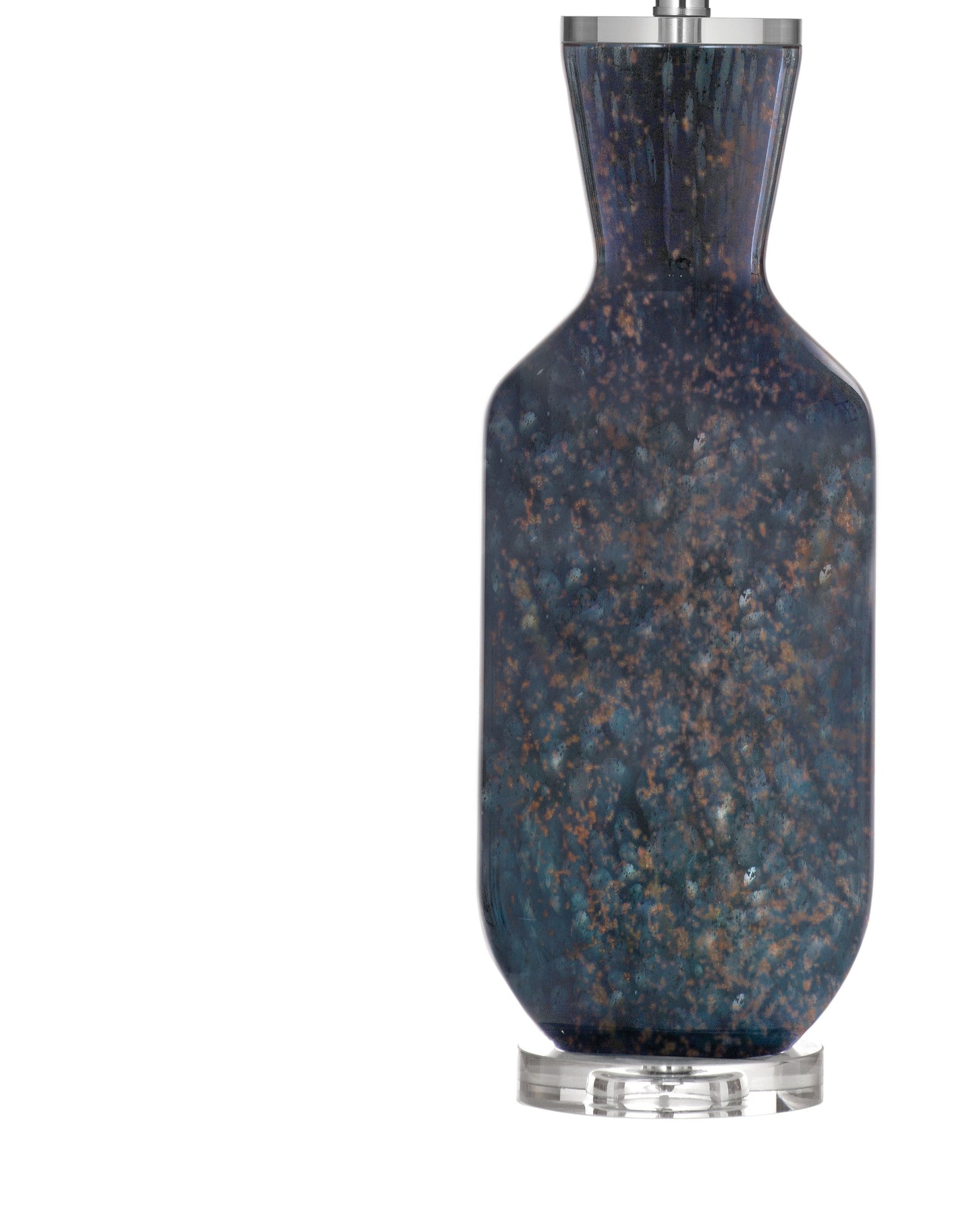 Loundes Blue Art Glass Table Lamp