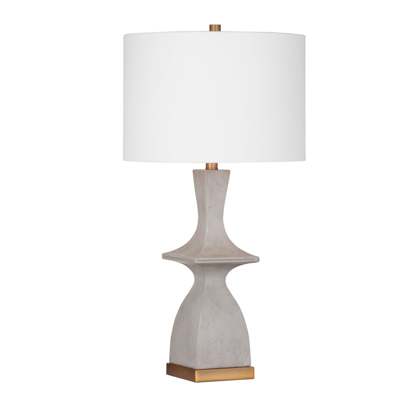 Marion Resin and Metal Gray Table Lamp