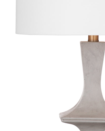 Marion Resin and Metal Gray Table Lamp