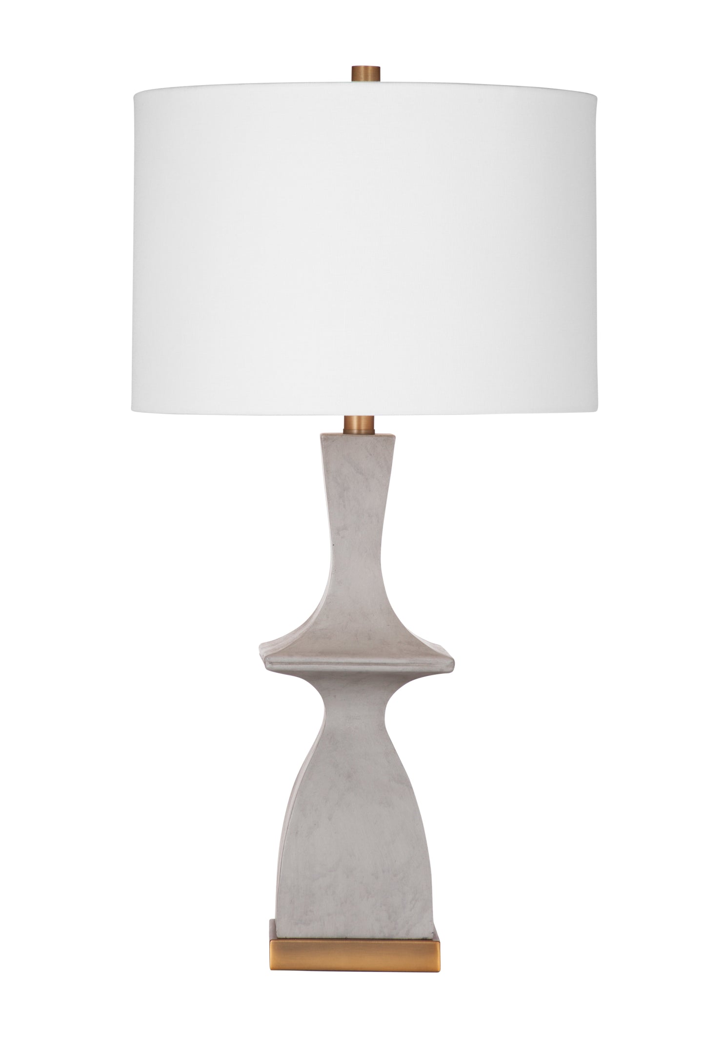 Marion Resin and Metal Gray Table Lamp