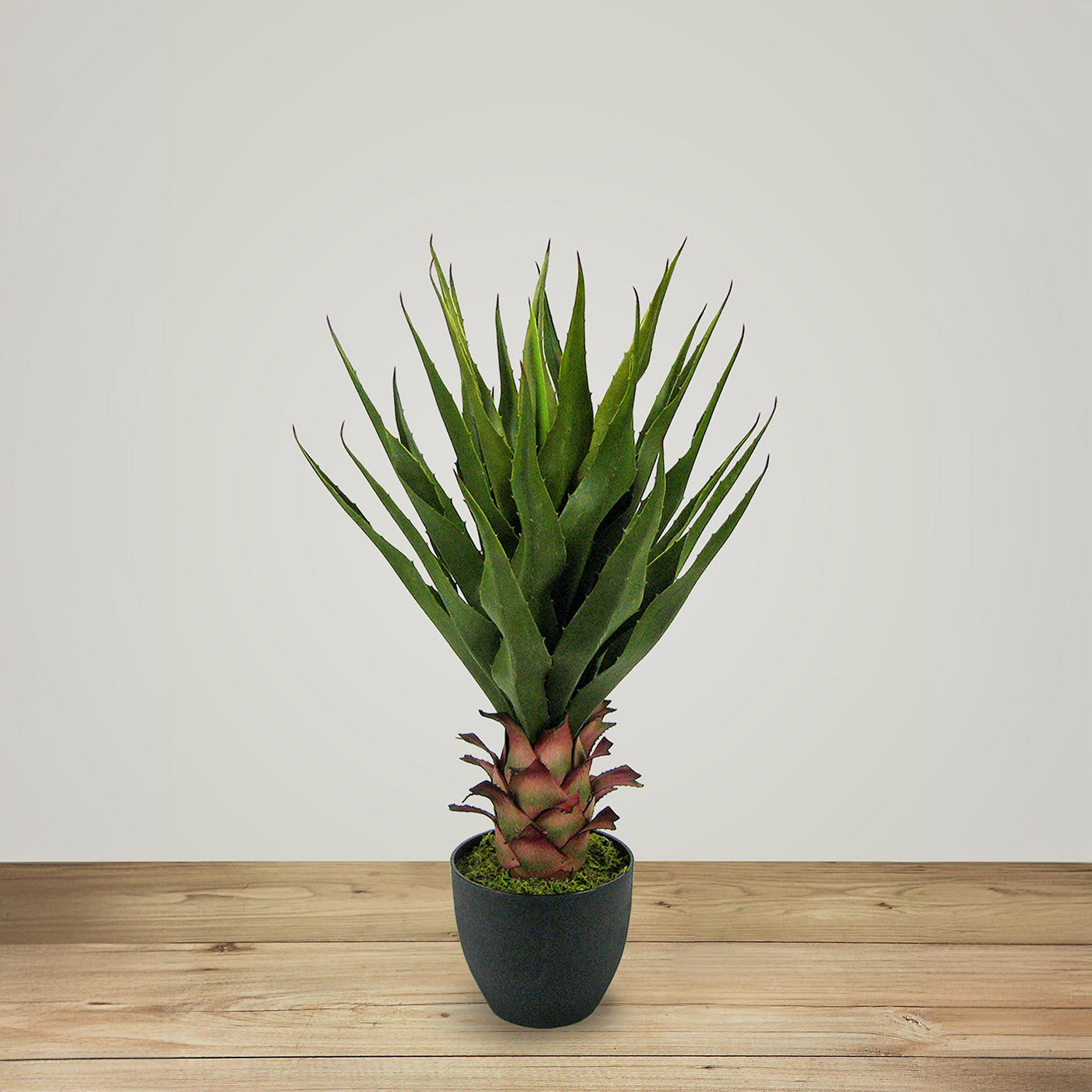 28" Faux Botanical Outdoor Green Agave