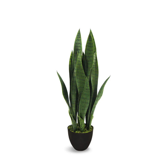 Faux Botanical Outdoor Green Sansevieria