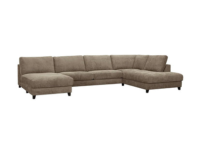 LOOMLAN Custom Upholstery Larvik Minimalist Rounded Edge Fabric Modular Sofa