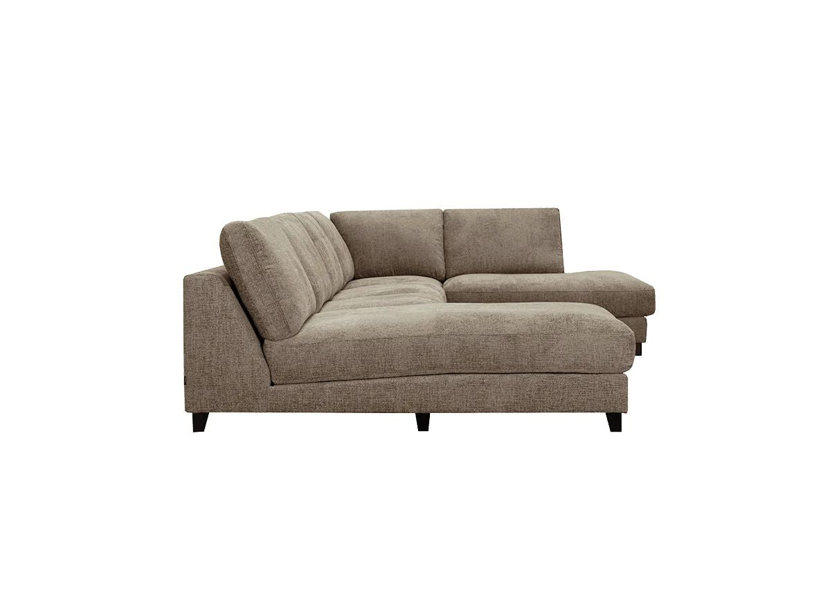 LOOMLAN Custom Upholstery Larvik Minimalist Rounded Edge Fabric Modular Sofa