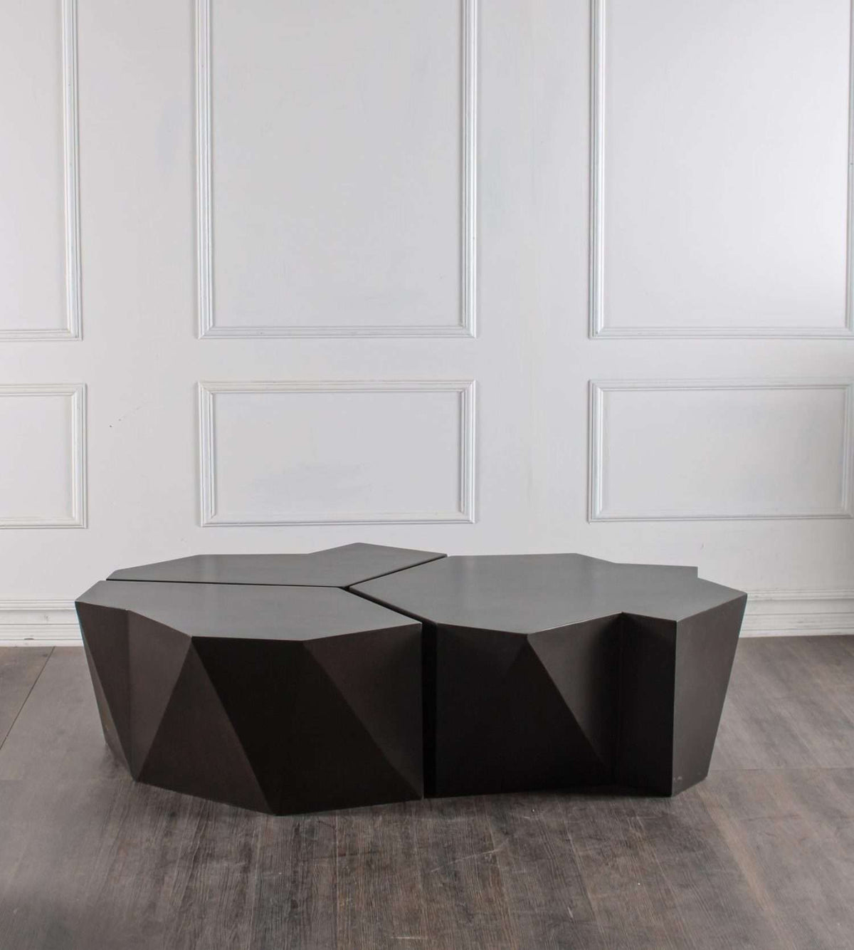 Hudson Gunmetal Finish Cocktail Table