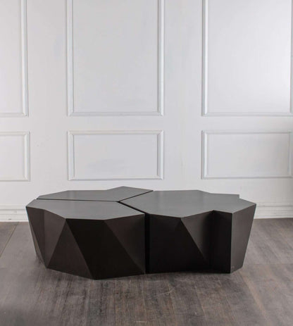 Hudson Gunmetal Finish Cocktail Table